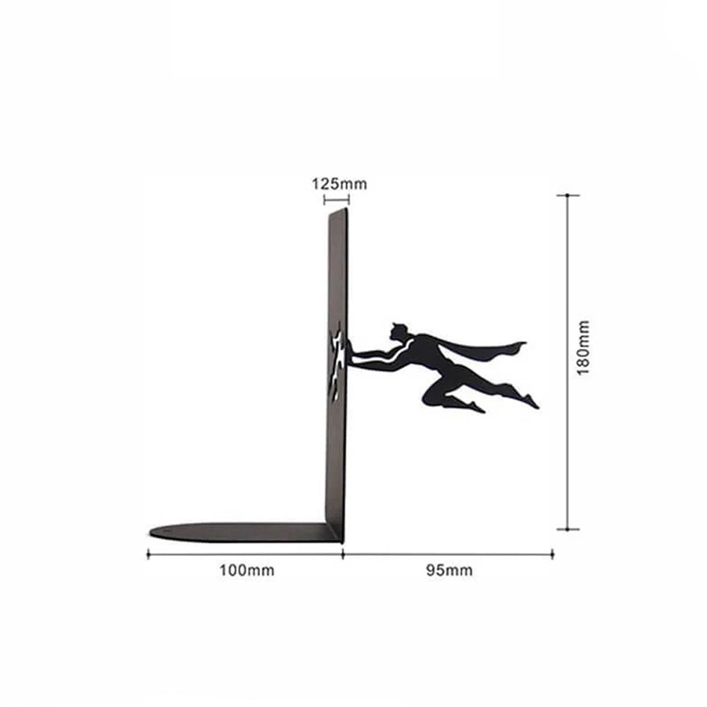 Batman vs Superman Metal Bookend Set
