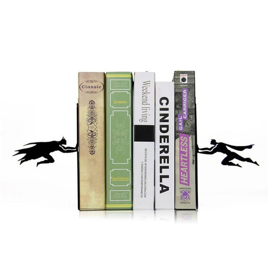 Batman vs Superman Metal Bookend Set