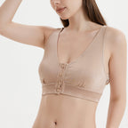 Double-Sided Silk Front-Clasp Bra