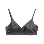 Women's Wire-Free Triangle Cup Satin Bra