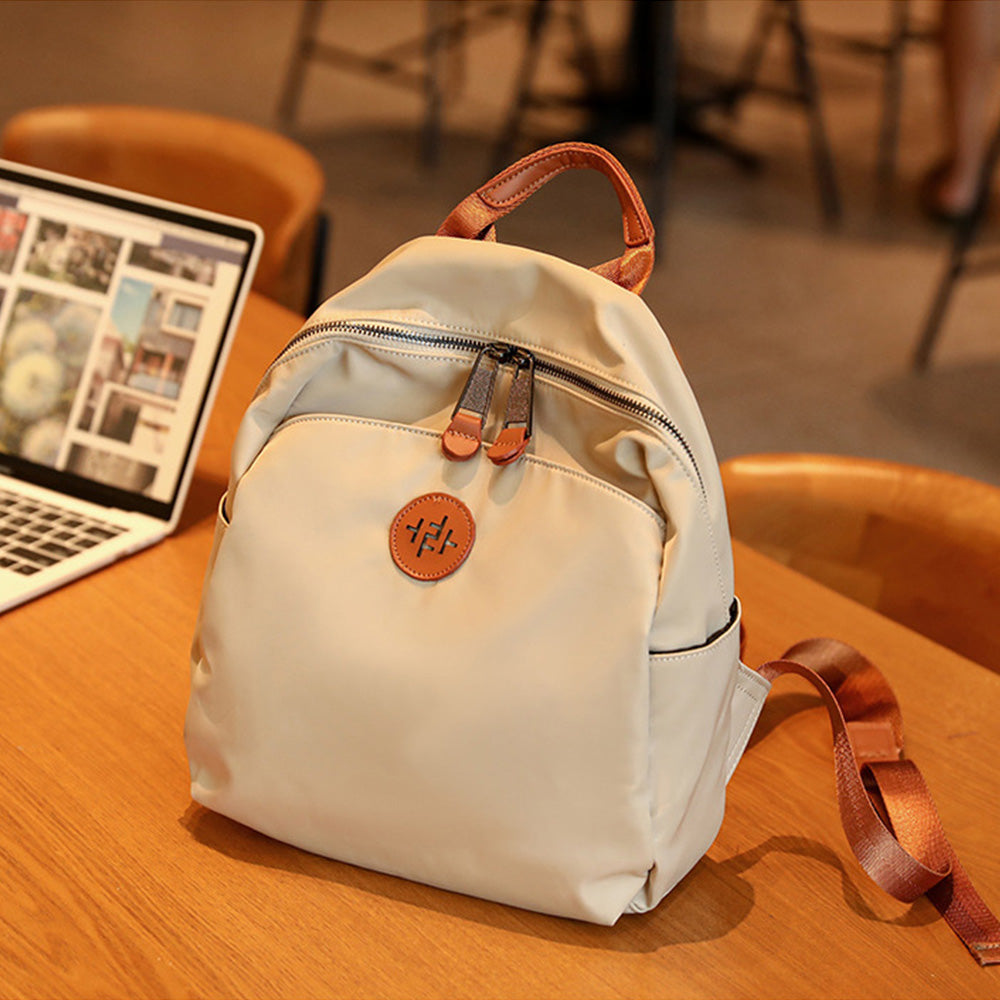 Lightweight Minimalist Oxford Travel Backpack for Women