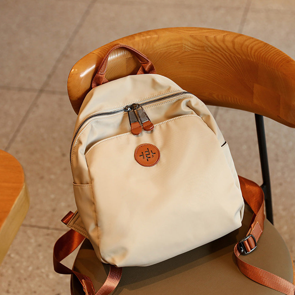 Lightweight Minimalist Oxford Travel Backpack for Women