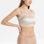 Silk Latex Pad Tube Top Seamless Underwear