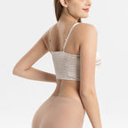 Silk Latex Pad Tube Top Seamless Underwear