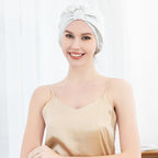 Mulberry silk French shower cap