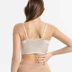 Silk Latex Pad Tube Top Seamless Underwear