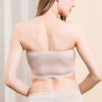 Silk Bra With Padded Bra To Prevent Exposure