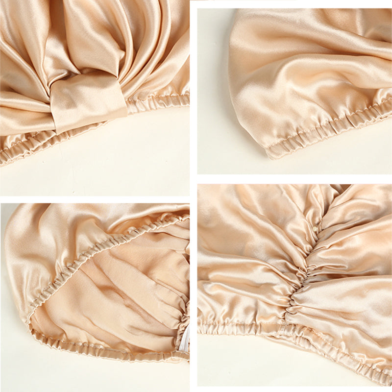 Mulberry silk French shower cap
