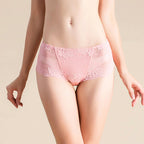 Lace Trim Sexy Comfort Low Rise Boxer Pants