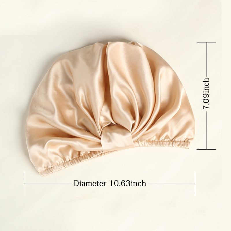 Mulberry silk French shower cap