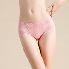 Lace Trim Sexy Comfort Low Rise Boxer Pants