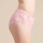 Lace Trim Sexy Comfort Low Rise Boxer Pants