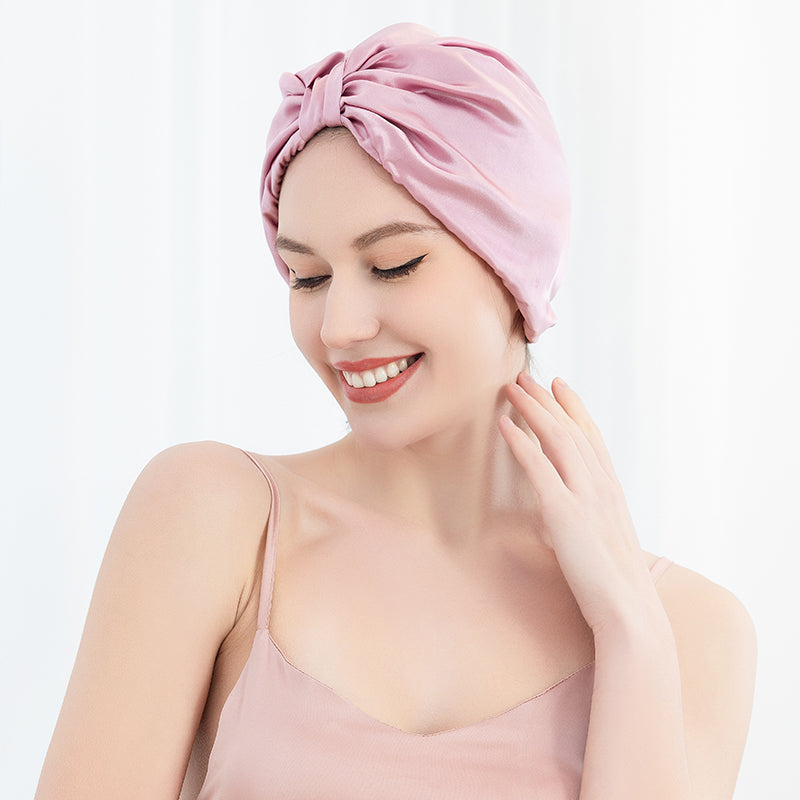 Mulberry silk French shower cap
