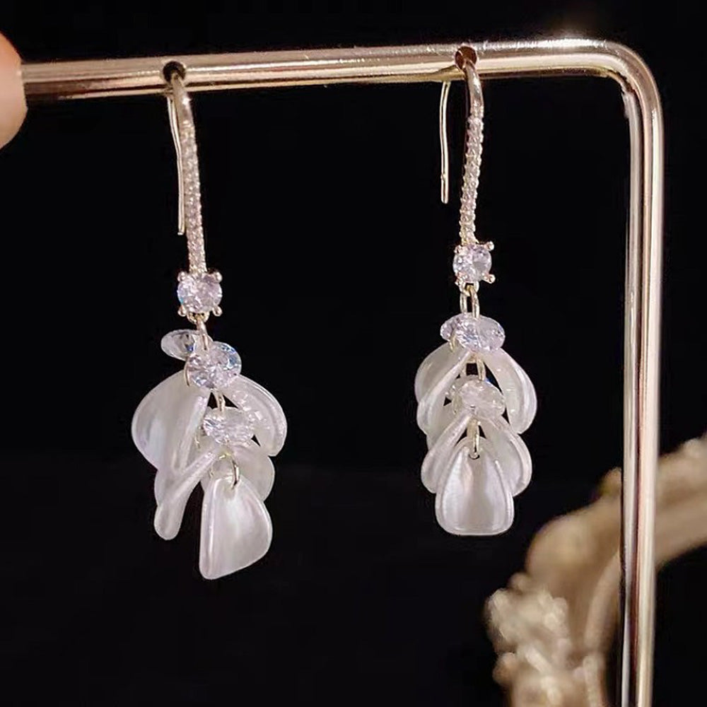 Delicate Diamond Accent Drop Earrings Sweet & Sparkling Fashion Jewelry