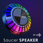 6 Saucer Bluetooth Speaker Colorful Lights and Rhythmic Sound