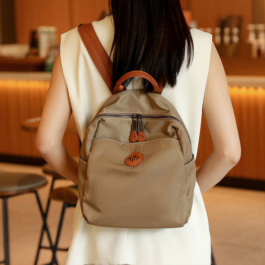 Lightweight Minimalist Oxford Travel Backpack for Women