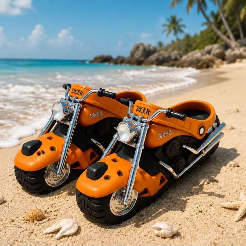 Motorcycle Style EVA Clog Sandals