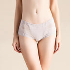Lace Trim Sexy Comfort Low Rise Boxer Pants