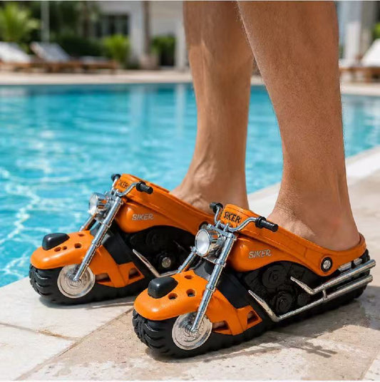 Motorcycle Style EVA Clog Sandals
