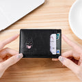 Batman Themed Men's Leather ID Card Wallet