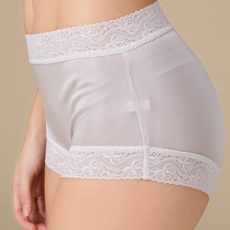 Mulberry Silk Mid-Rise Hip-Hugging Briefs