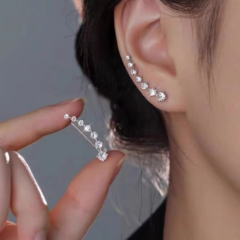 Ear Climber Stud Earrings for Women