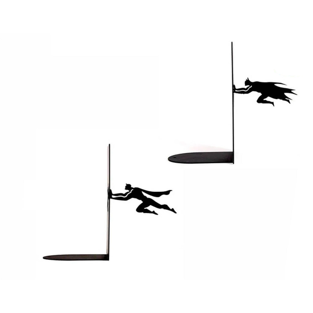 Batman vs Superman Metal Bookend Set