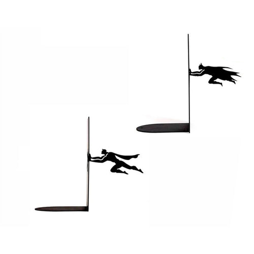 Batman vs Superman Metal Bookend Set