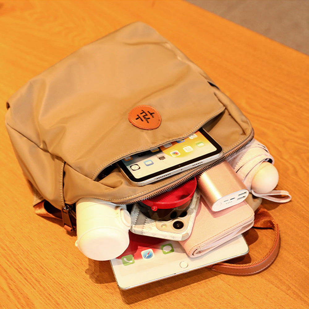 Lightweight Minimalist Oxford Travel Backpack for Women