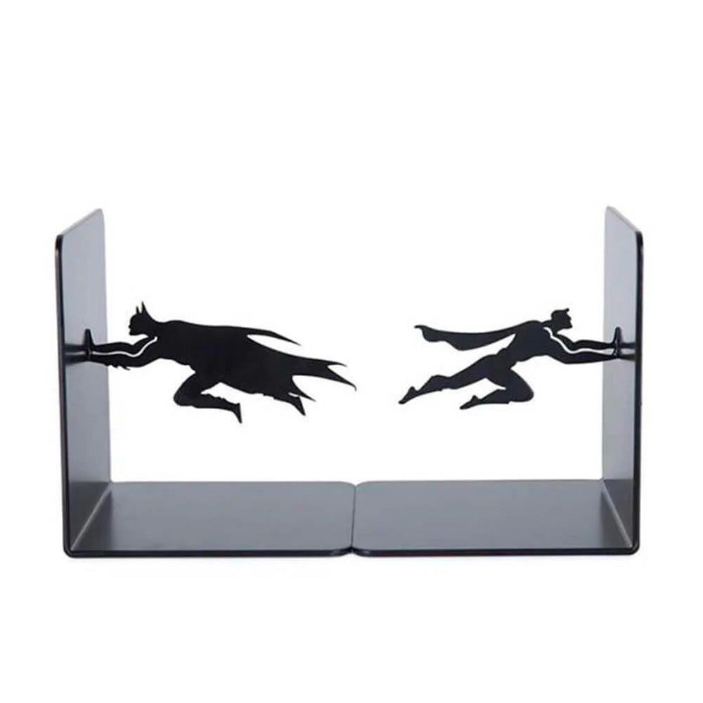 Batman vs Superman Metal Bookend Set