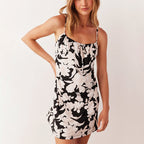 Printed Breathable Knit Sleeve Robe Set