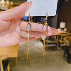 Elegant Dangle Water Drop Tassel Earrings