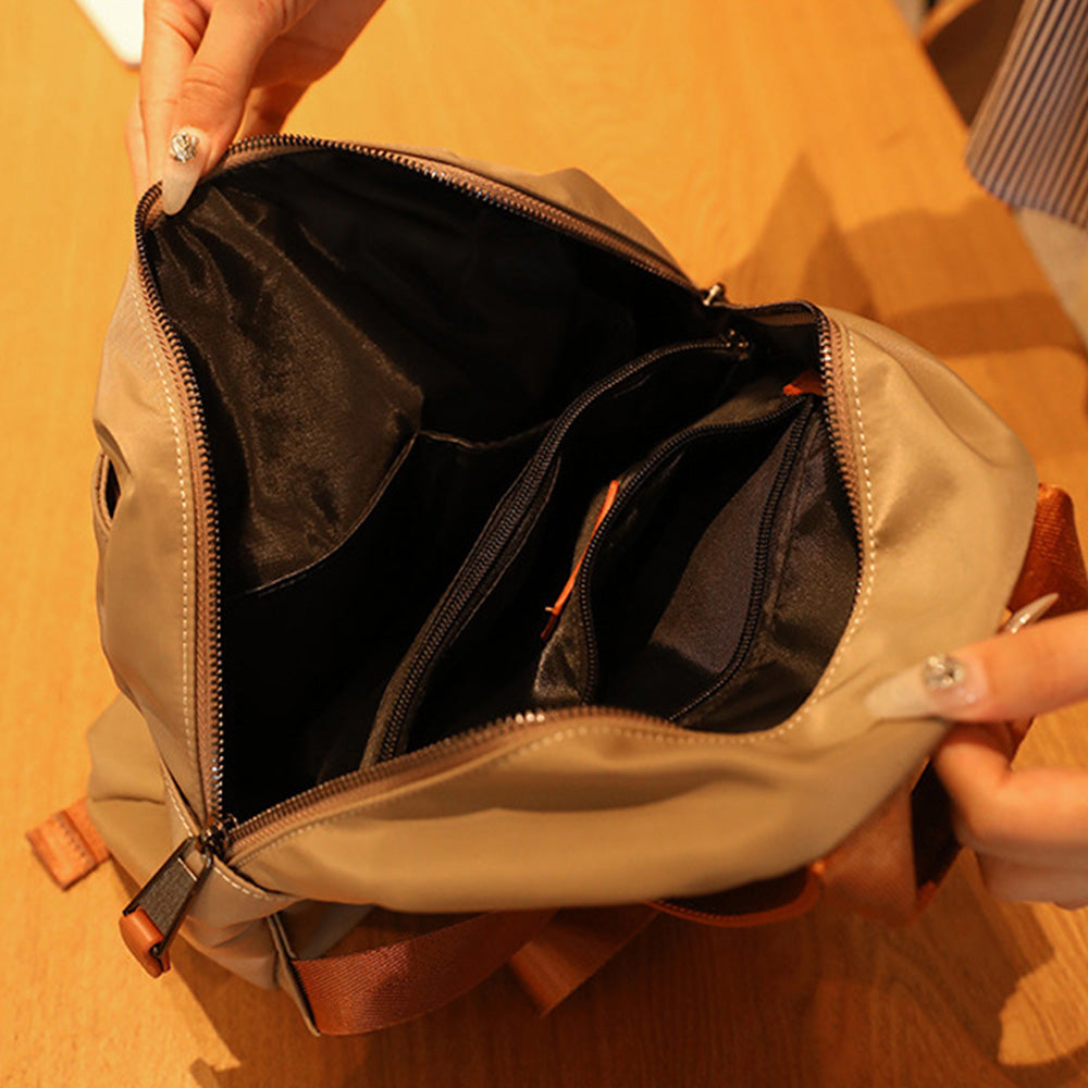Lightweight Minimalist Oxford Travel Backpack for Women