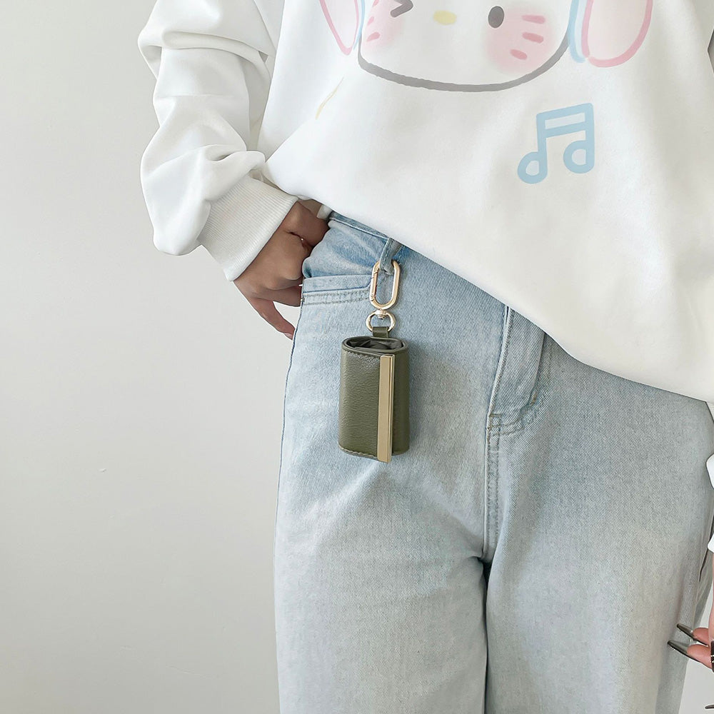 Women's Spacious Fabric Keychain Storage Pouch Bag