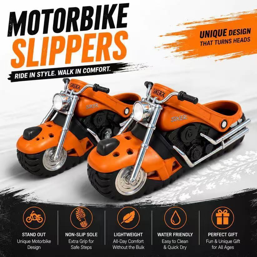 Motorcycle Style EVA Clog Sandals