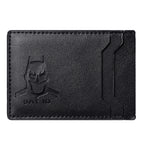 Batman Themed Men's Leather ID Card Wallet