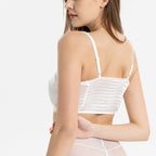 Silk Latex Pad Tube Top Seamless Underwear