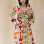 Pure Cotton Parent-Child Animal Forest Robe