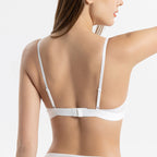 Women's Wire-Free Triangle Cup Satin Bra