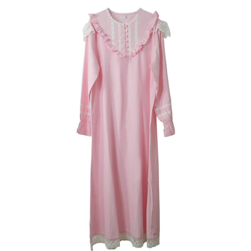 Palace Vintage Cotton Long Sleeve Princess Nightdress