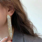 Sparkling Simulated Diamond Long Earrings for Women