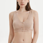 Double-Sided Silk Front-Clasp Bra
