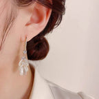 Delicate Diamond Accent Drop Earrings Sweet & Sparkling Fashion Jewelry
