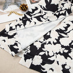 Printed Breathable Knit Sleeve Robe Set