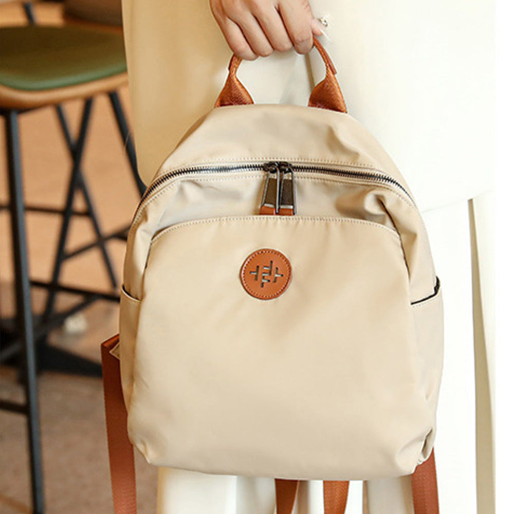 Lightweight Minimalist Oxford Travel Backpack for Women