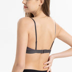 Women's Wire-Free Triangle Cup Satin Bra