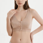 Double-Sided Silk Front-Clasp Bra
