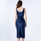 100% Mulberry Silk U Neck Long Nightdress